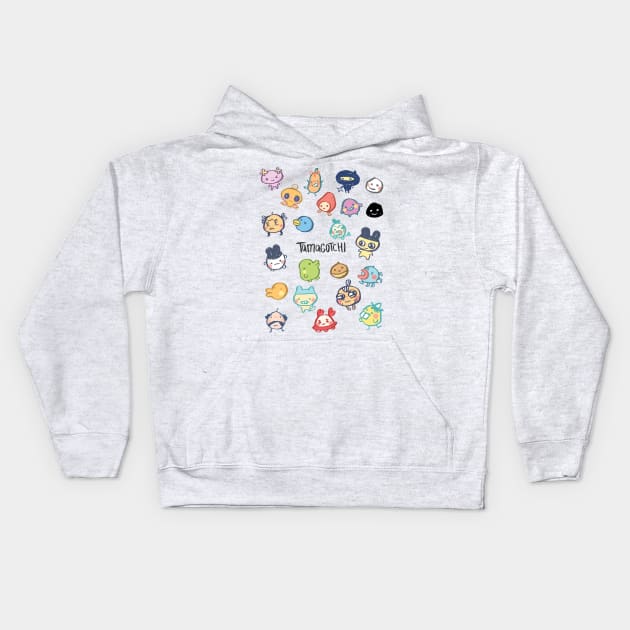 Tamagotchi Kids Hoodie by liliuhms